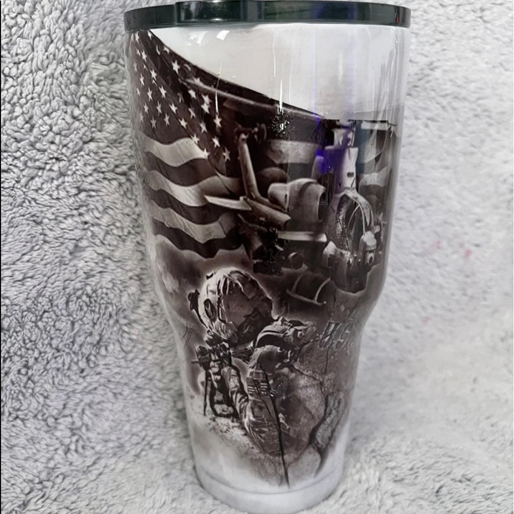 Military army 32 ounce SS water bottle